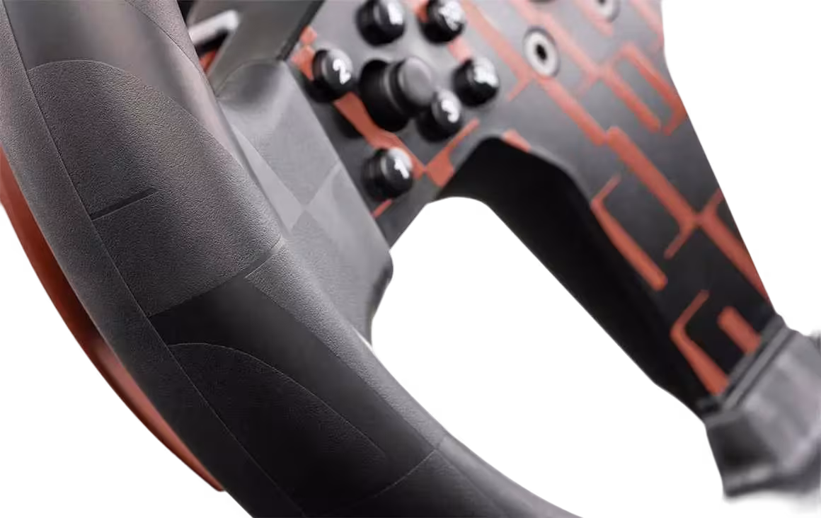 Rubberised grip of CSL BMW